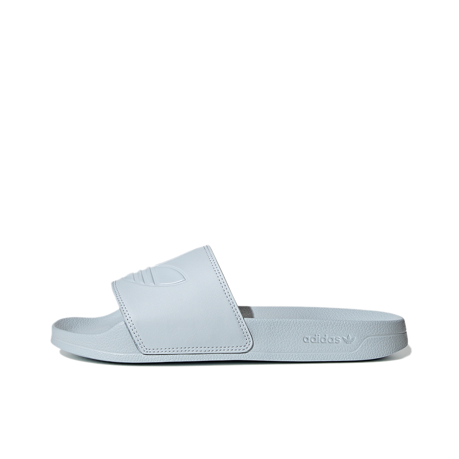 推荐商品：adidas Originals Adilette Lite 时尚舒适 休闲运动 外穿沙滩 一字 防滑耐磨 拖鞋 蓝色