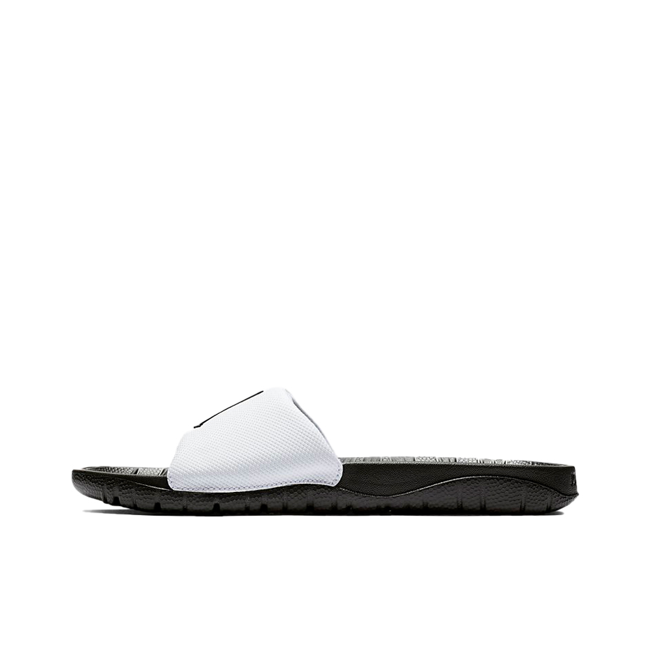 推荐商品：Jordan Break Slide 时尚百搭 轻便透气 软底 一字 拖鞋 White/Black/Black 白黑
