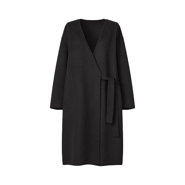 UNIQLO X Theory联名款 女装 羊毛混纺长袖大衣风衣 445620