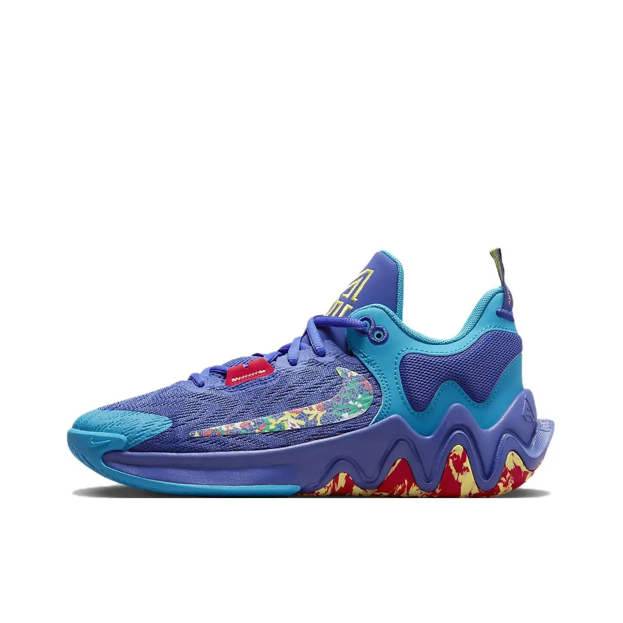 推荐商品：Nike Giannis Immortality 2 字母哥支线2代 防滑耐磨 缓震透气 实战 织物 舒适百搭 时尚 篮球鞋 GS/蓝色