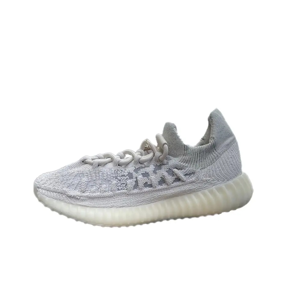 推荐商品：adidas Yeezy Boost 350 V2 运动休闲鞋 防滑耐磨舒适减震网布透气潮流 浅灰