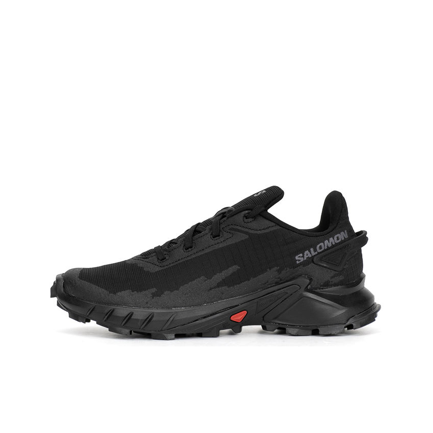 推荐商品：Salomon/萨洛蒙 Alphacross 4 GTX 防滑耐磨 减震回弹 舒适低帮 跑鞋 黑色