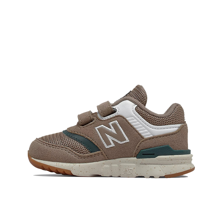 推荐商品：New Balance 997 网面透气 轻便舒适 防滑耐磨 魔术贴 拼接 防踢 运动鞋婴幼童 婴童/褐色