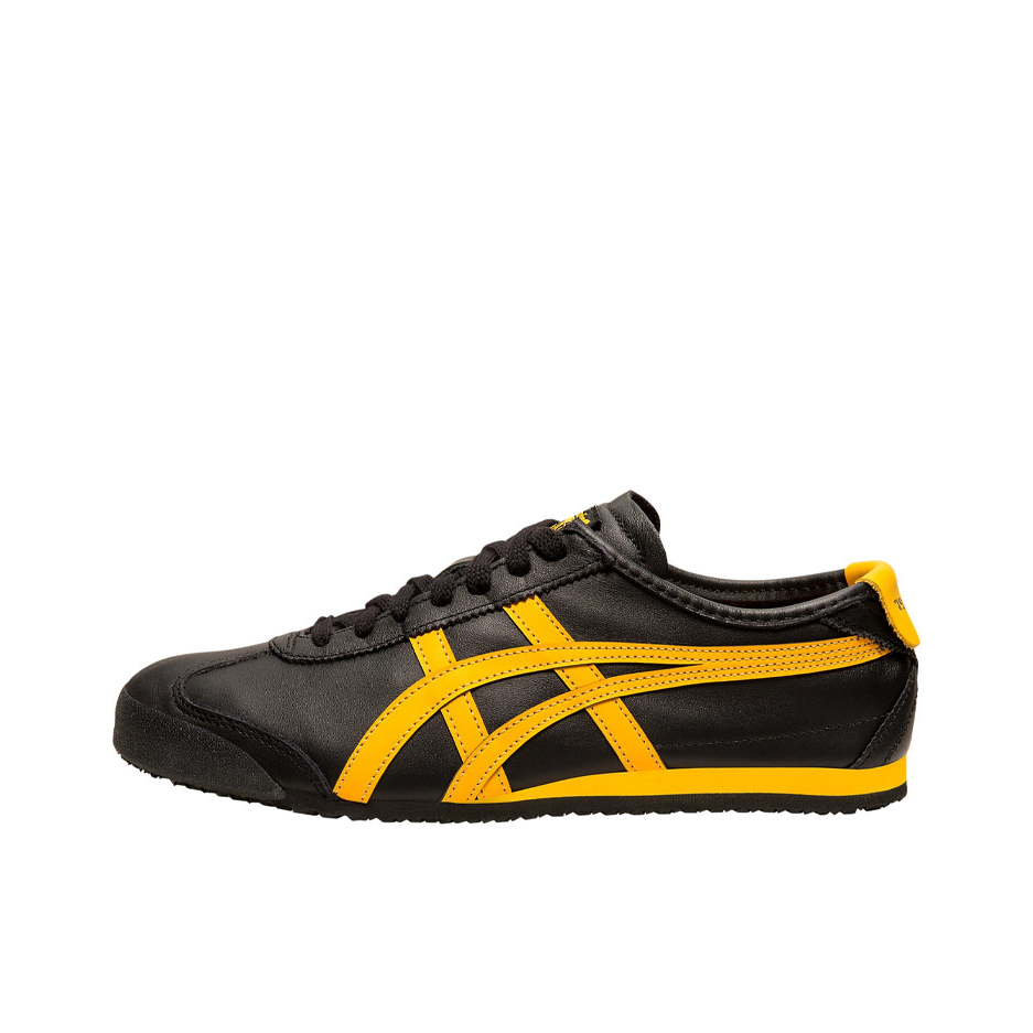 推荐商品：Onitsuka Tiger Mexico 66 德训鞋 运动休闲鞋 复古轻便透气舒适百搭防滑 黑色/黄尾