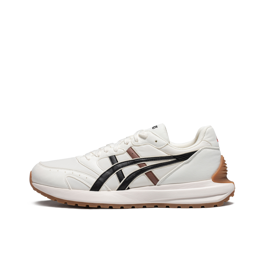 推荐商品：Asics/亚瑟士 Tarther Sc 跑鞋 防滑耐磨轻便透气舒适减震厚底织物合成革潮流时尚百搭复古拼接 白色/黑色