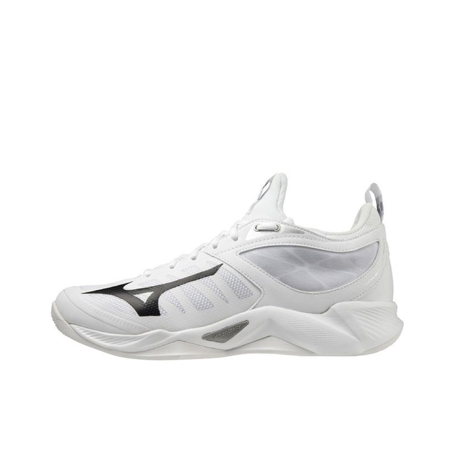 推荐商品：Mizuno/美津浓 Wave Dimension 比赛专用 支撑耐磨 缓震舒适 透气排球鞋 白色