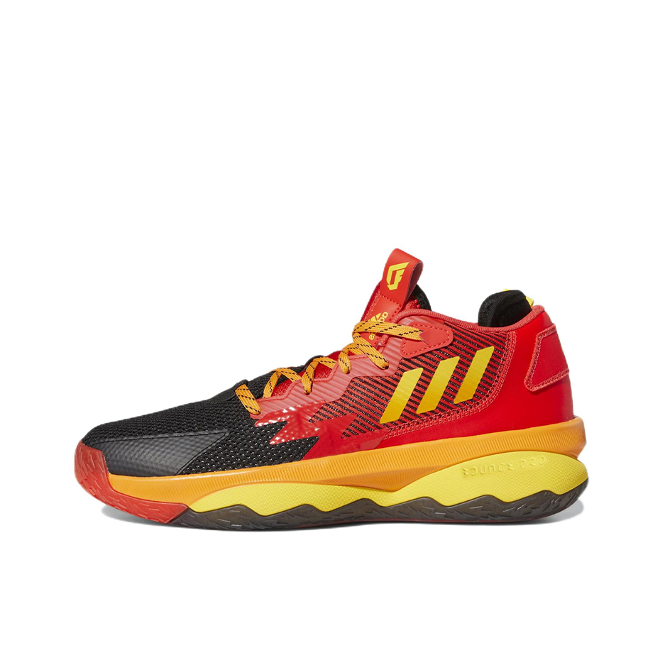 推荐商品：adidas Dame 8 利拉德 篮球鞋 实战训练缓震防滑耐磨包裹性支撑 Mr. Incredible联名/红色/黑色