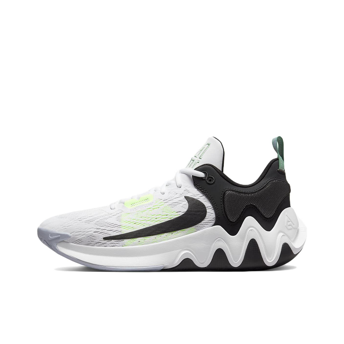 推荐商品：Nike Giannis Immortality 2 字母哥支线2代 防滑耐磨 缓震透气 实战 织物 舒适百搭 时尚 篮球鞋 白色/黑色/绿色