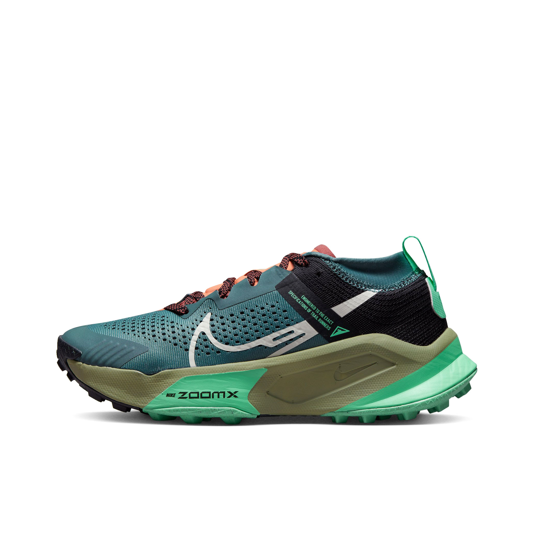 推荐商品：Nike ZoomX Zegama Trail 跑鞋 越野抓地泡棉缓震 女款/矿物岩板蓝/浅骨色/黑色
