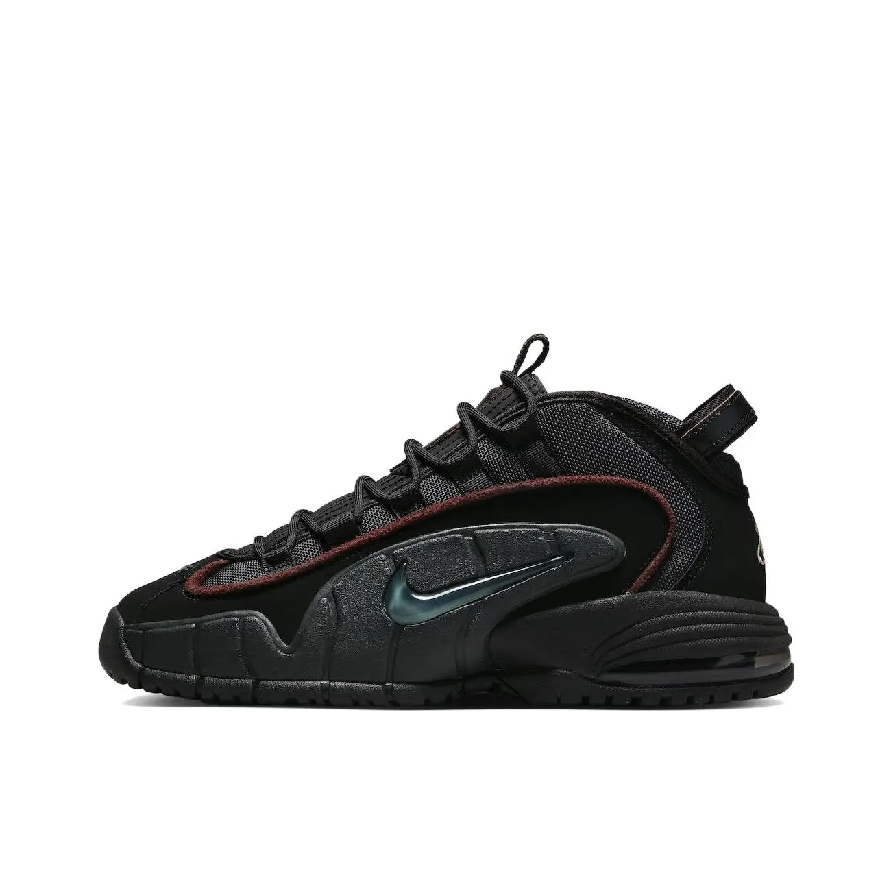 推荐商品：Nike Air Max Penny 1 哈达威 防滑耐磨 减震 复古 实战主场 运动 舒适 篮球鞋 黑色/酒红