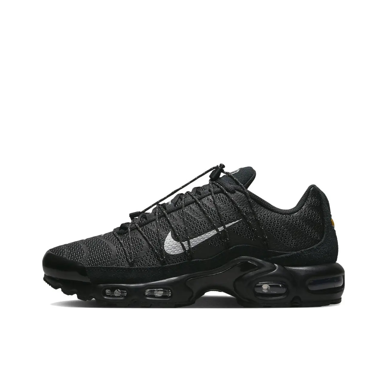 推荐商品：Nike Air Max Plus 跑鞋 休闲舒适轻便网布透气防滑耐磨气垫缓震包裹性贴合圆头 Toggle/黑色