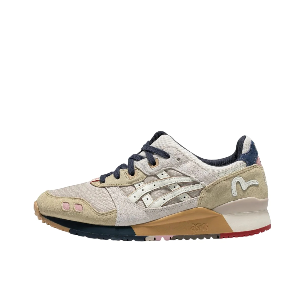推荐商品：Asics/亚瑟士 Gel-Lyte 3 OG 减震回弹 耐磨防滑 舒适透气 合成革 缓震 复古 低帮 跑鞋 Evisu联名/烟灰色