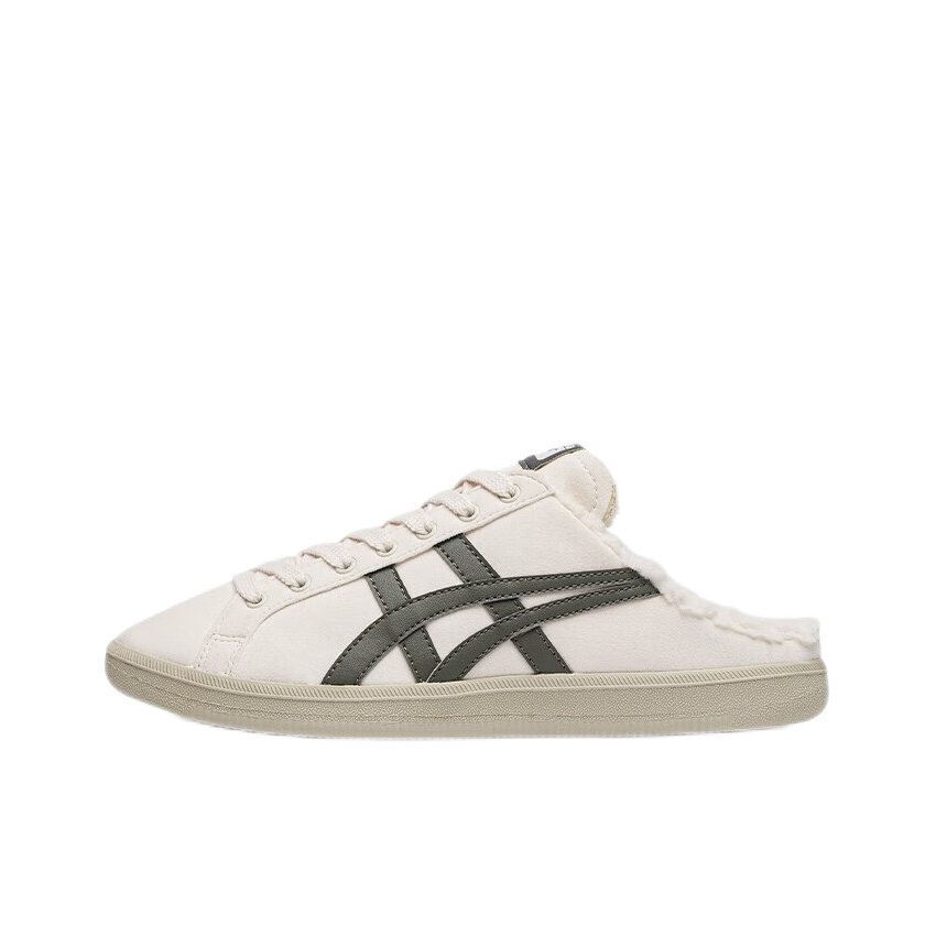 推荐商品：Onitsuka Tiger DD Trainer 防滑耐磨 舒适减震 轻便透气 防水 包裹性 复古 一脚蹬 合成革 织物 德训鞋 运动休闲鞋 米色