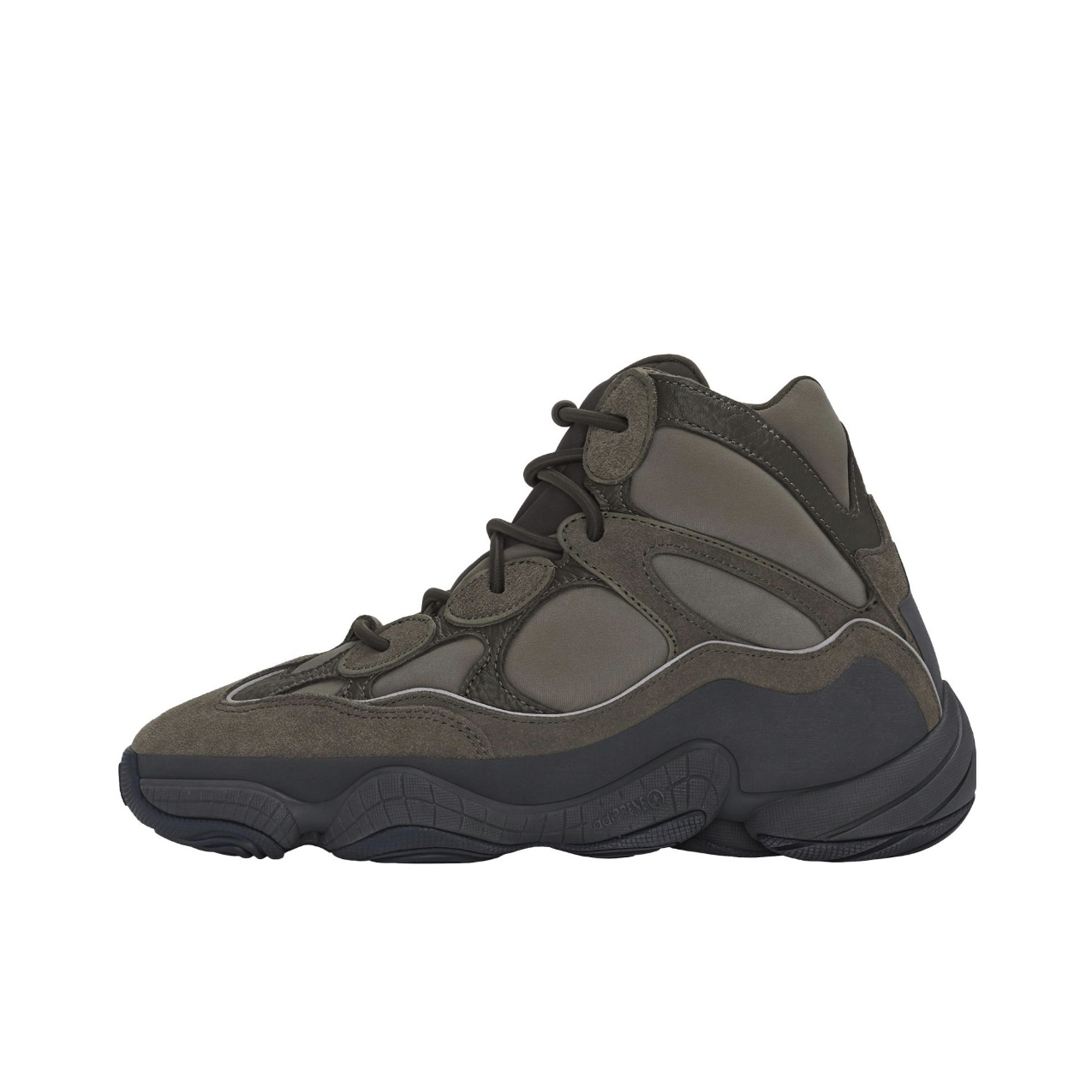 推荐商品：adidas Yeezy 500 潮流 减震 防滑耐磨 复古 厚底 椰子运动休闲鞋 Taupe Black 褐色/黑色