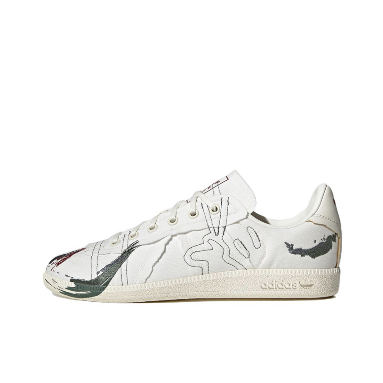 推荐商品：adidas Originals BW Army T头鞋 德训鞋 板鞋 防滑耐磨轻便舒适贴合透气复古 白色/绿色