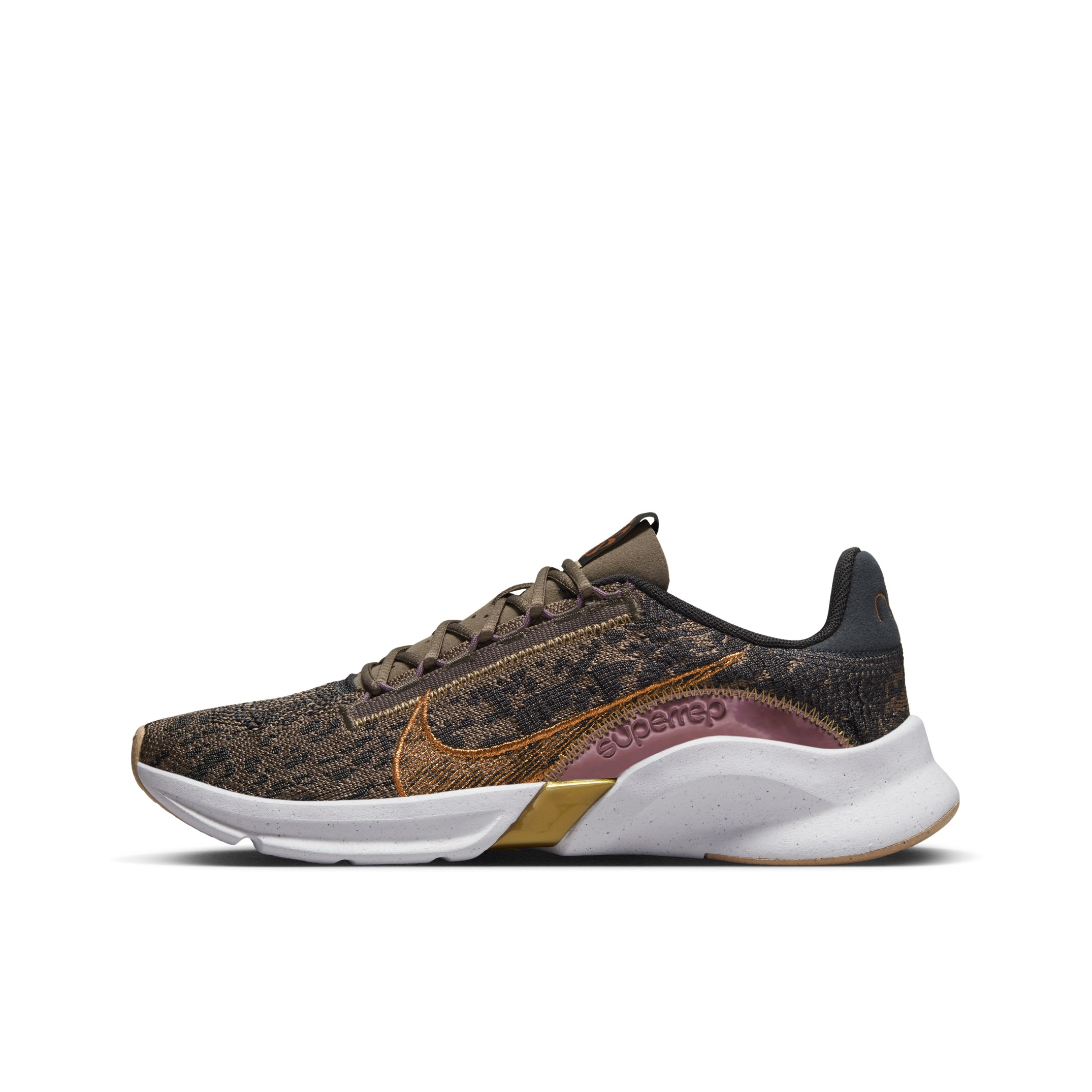 推荐商品：Nike SuperRep Go 3 Flyknit Next Nature 跑鞋 减震回弹轻便透气支撑织物 麻黄/灰色