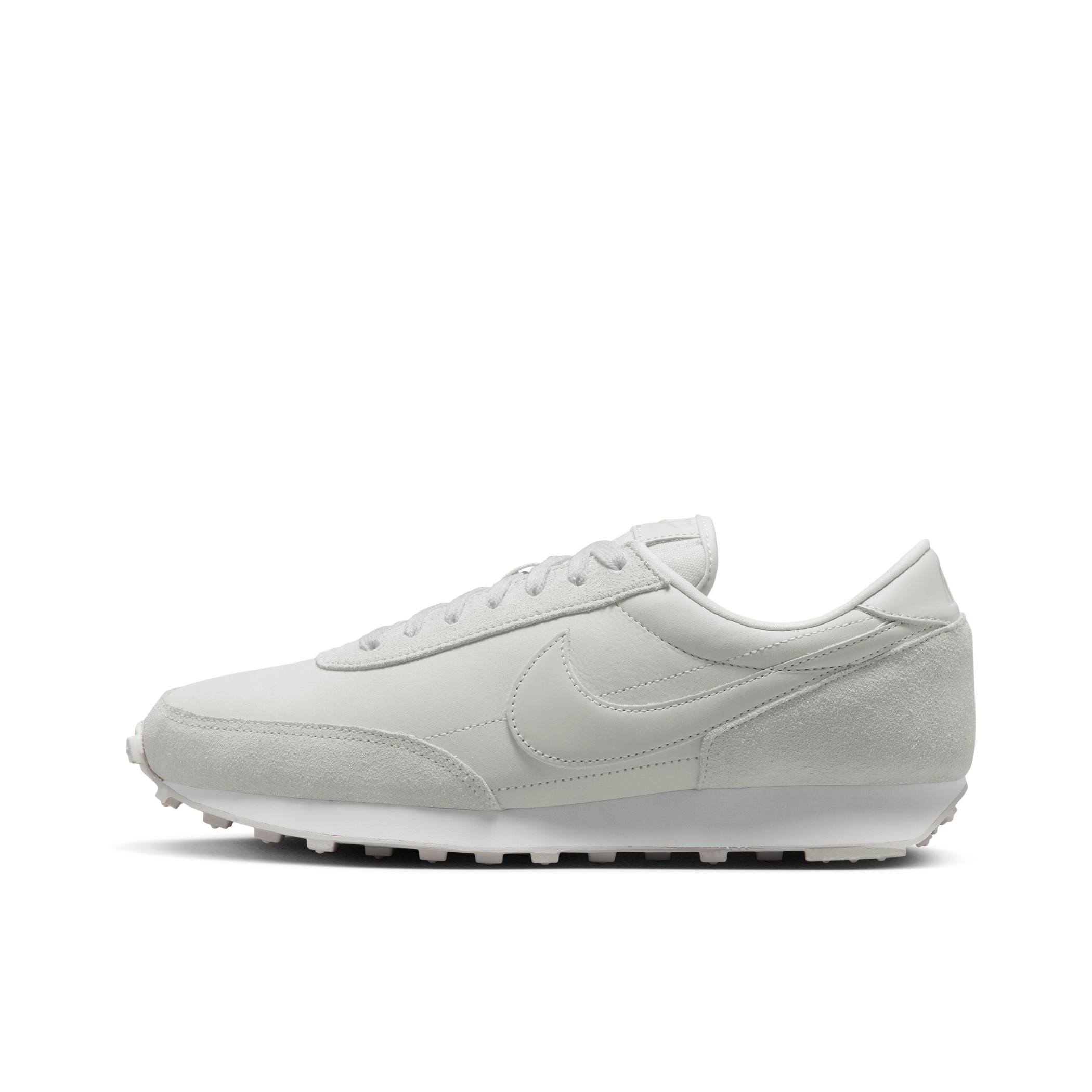 推荐商品：Nike Daybreak 解构 跑鞋 华夫鞋 复古耐磨舒适休闲轻便透气织物运动合成革减震防滑低帮 尘光子色/白色