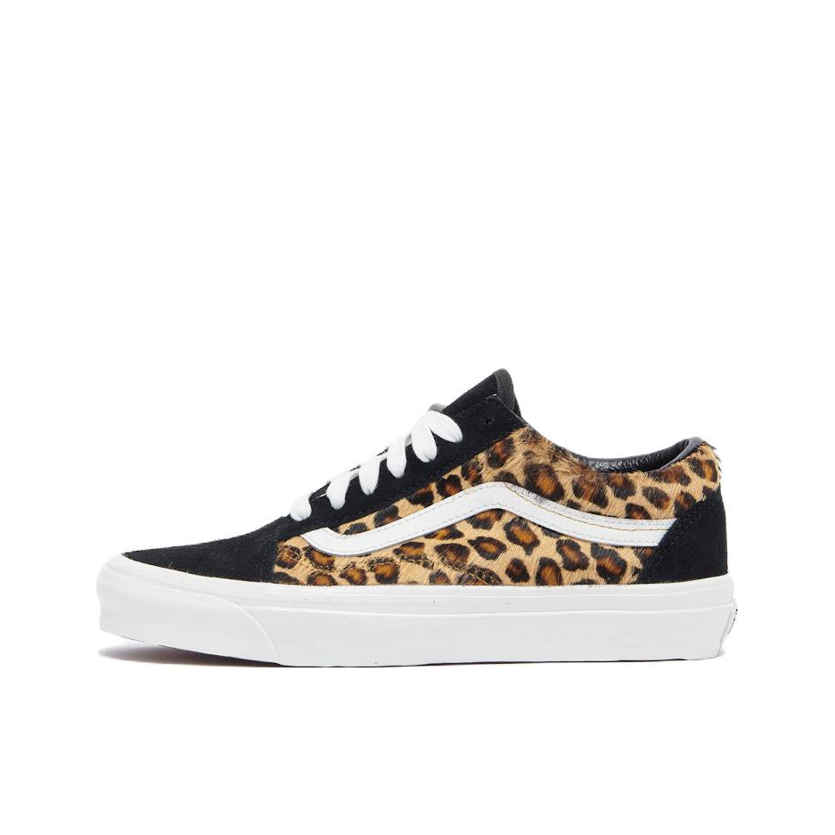 推荐商品：Vans/范斯 Old Skool 滑板鞋 板鞋 轻便防滑复古舒适经典 棕/黑/豹纹