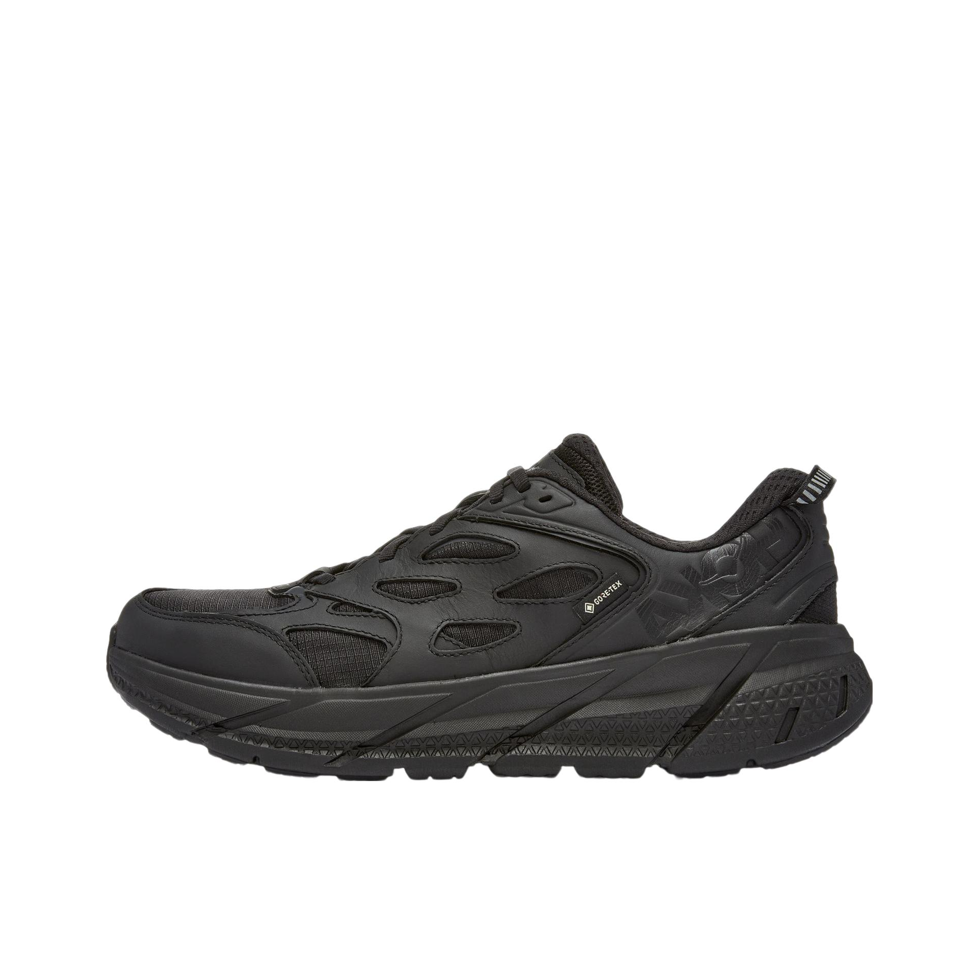 推荐商品：HOKA ONE ONE Clifton L 防滑耐磨 减震回弹 防水 织物 跑鞋 黑色