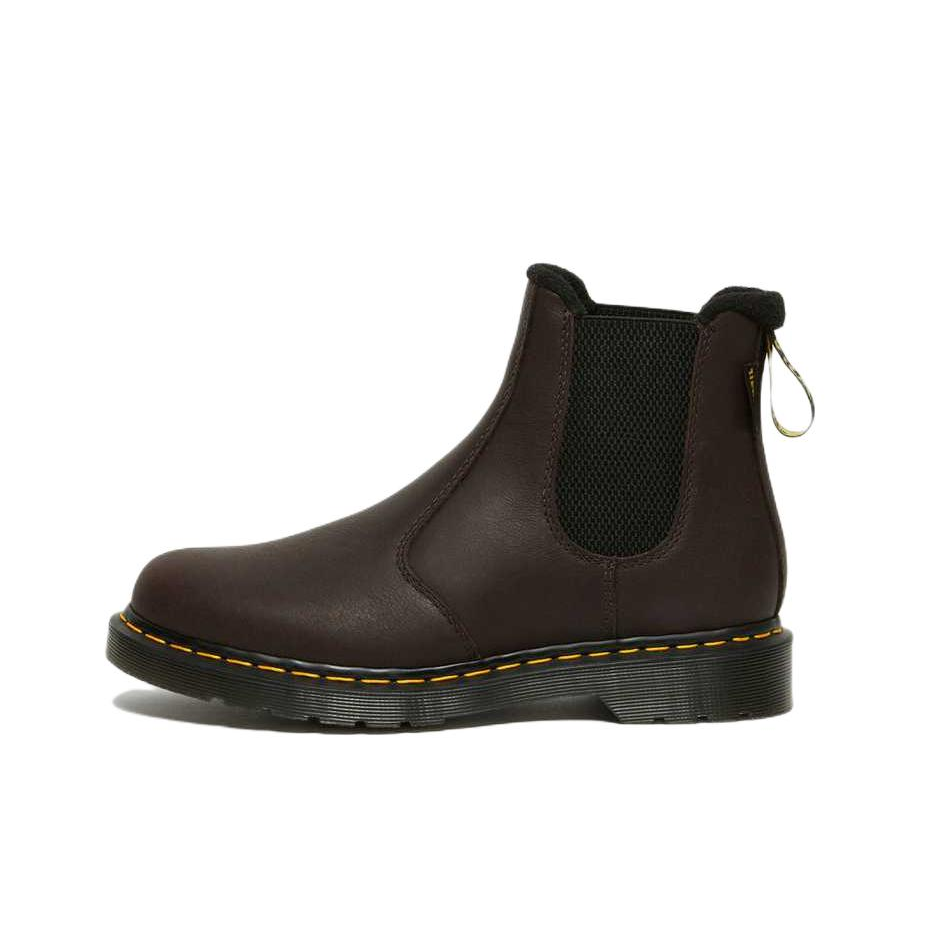 推荐商品：Dr. Martens/马汀博士 2976 时尚复古 英伦风 休闲舒适 圆头 烟筒靴 切尔西靴 Warmwair/深棕色