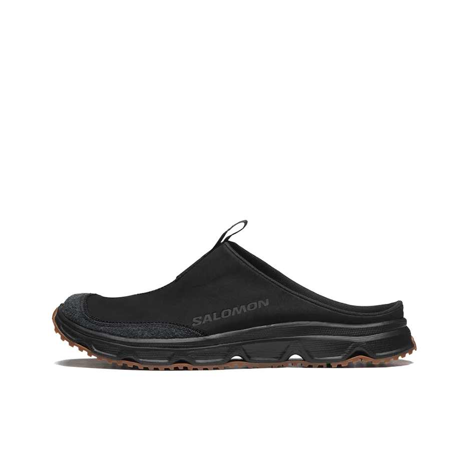 推荐商品：Salomon/萨洛蒙 Rx Slide Leather Advanced 休闲时尚 一字 恢复轻量 黑色