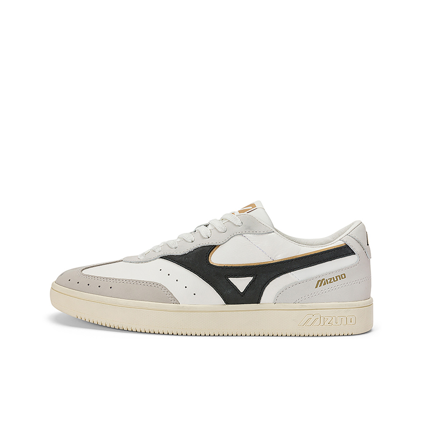推荐商品：Mizuno/美津浓 Court Lite S 轻便 防滑耐磨 低帮 简约百搭 德训鞋 运动休闲鞋 白色/黑色/芽黄灰