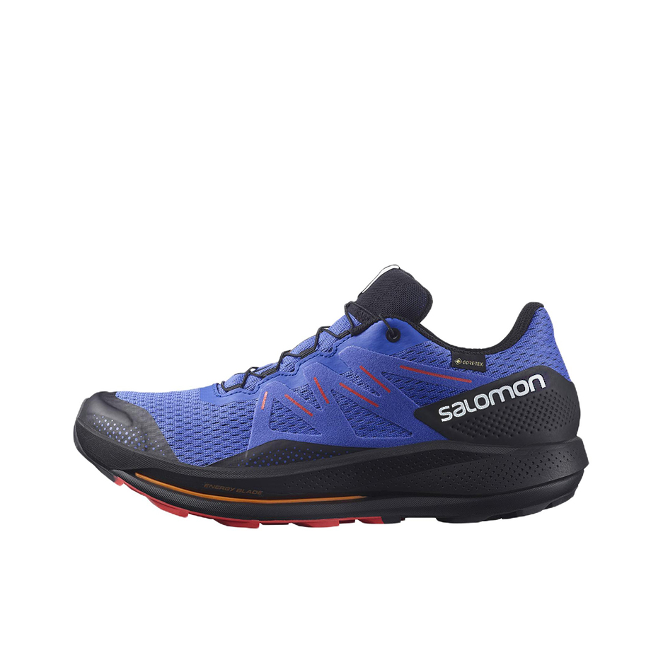 推荐商品：Salomon/萨洛蒙 Pulsar Trail 缓震回弹 越野抓地 支撑平衡 包裹性 户外鞋 徒步鞋 蓝/黑