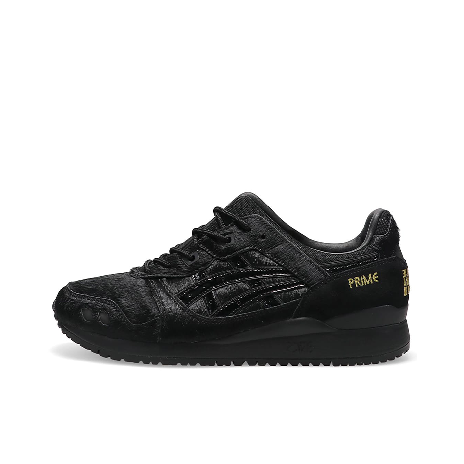 推荐商品：Asics/亚瑟士 Gel-Lyte 3 OG 减震回弹 耐磨防滑 舒适透气 合成革 缓震 复古 低帮 跑鞋 JIMON 黑