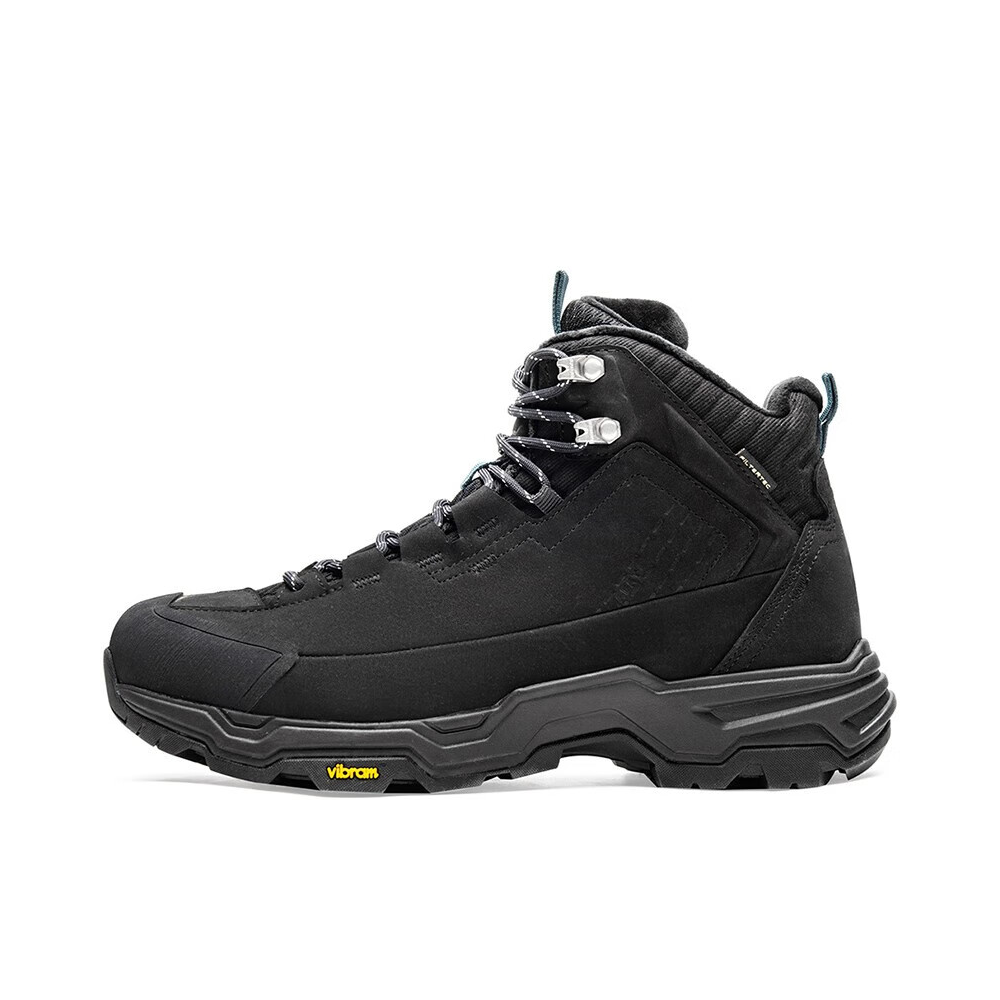 推荐商品：Kailas/凯乐石 冰峰 Vibram 抓地防滑 耐磨防水 保暖加绒 头层牛皮 户外鞋徒步鞋 KS2242124 墨黑
