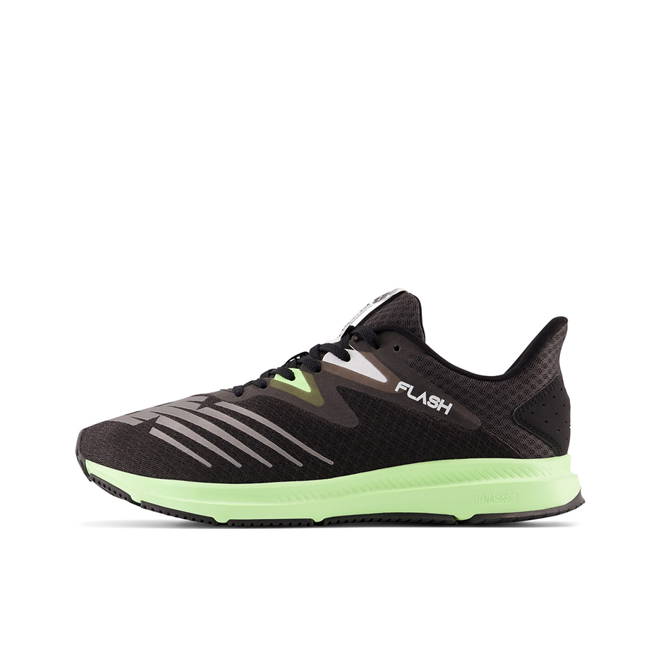 推荐商品：New Balance DynaSoft Flash v6 舒适百搭 减震透气 防滑耐磨 轻便 低帮 织物 跑鞋 黑色/绿色