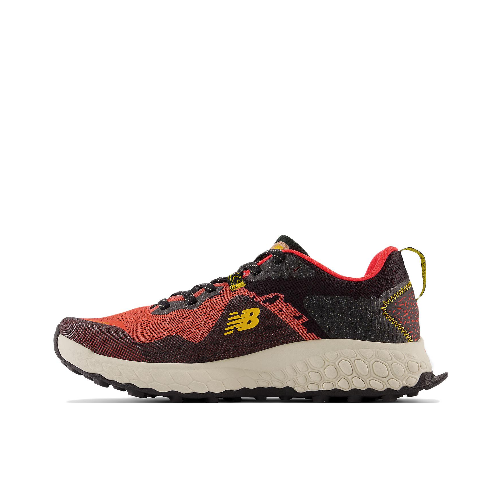 推荐商品：New Balance Fresh Foam X Hierro v7 跑鞋 防滑耐磨减震网布透气织物防水马拉松 棕色/红色