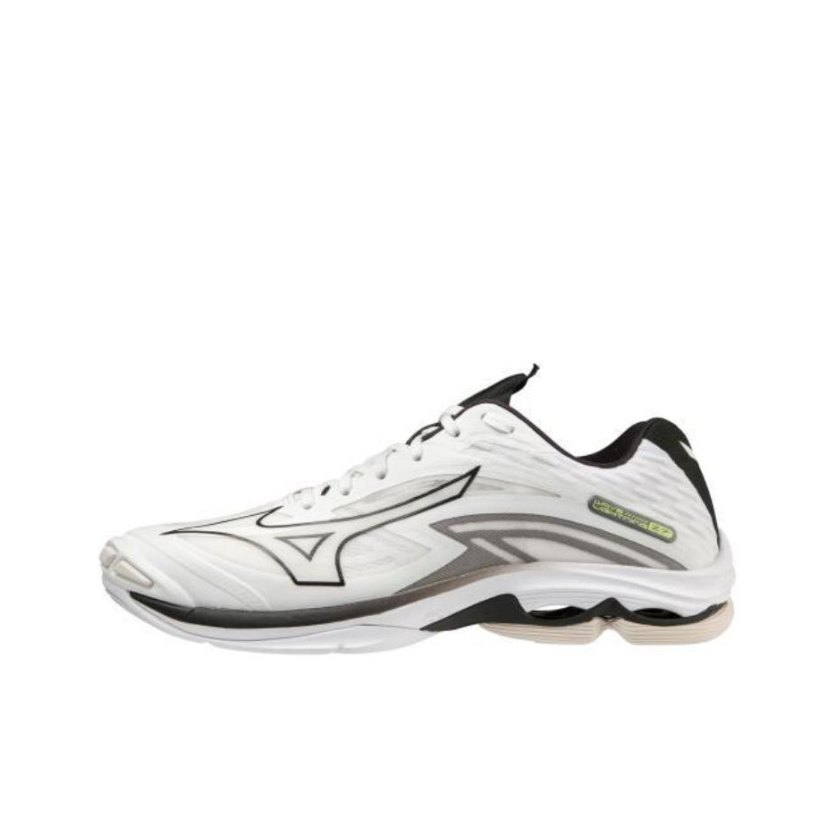 推荐商品：Mizuno/美津浓 Wave Lightning Z7 透气 减震回弹 防滑耐磨 舒适织物 圆头 排球鞋 白色