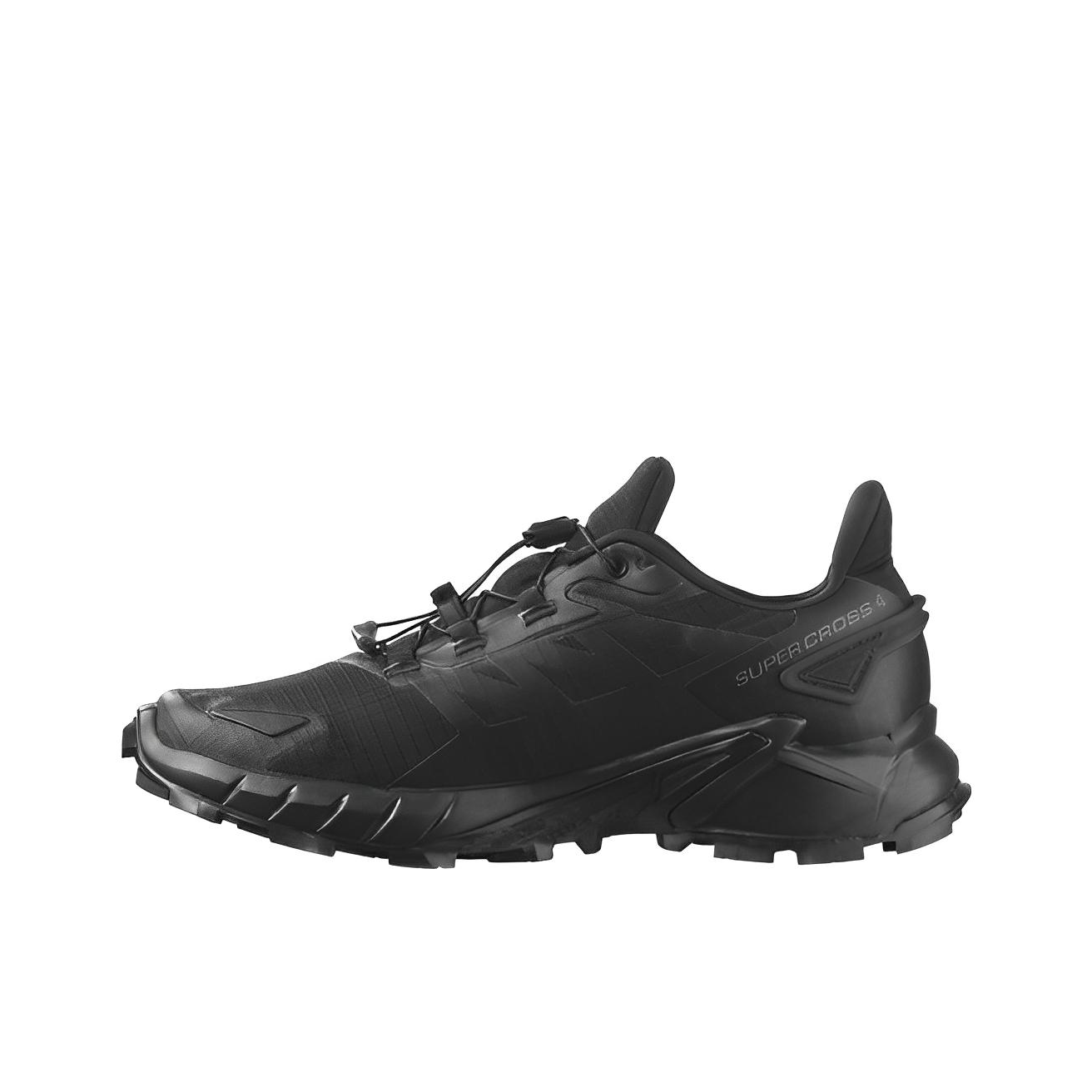 推荐商品：Salomon/萨洛蒙 Supercross 4 Gtx 减震回弹 防滑耐磨 抓地 织物 防水 运动 跑鞋 女款/黑色