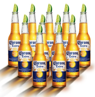 口感独特!科罗娜精酿啤酒青柠装330ml*11瓶