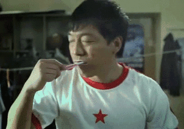 刷牙等于舔马桶让我们和细菌说再见