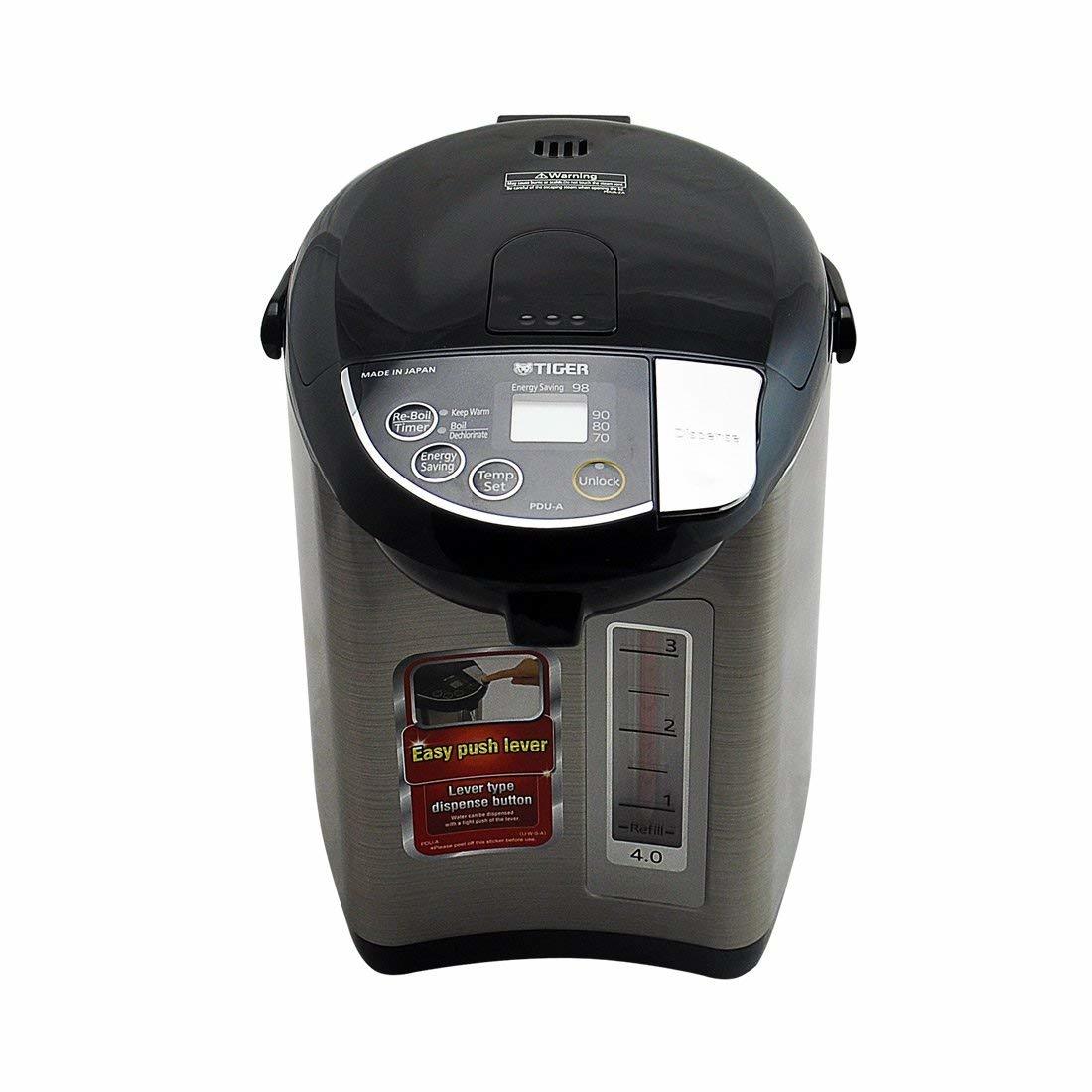 虎牌pdua40w日本进口微电脑家用电热水壶4l