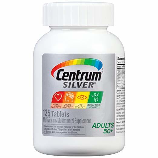 centrumsilver银善存老年人复合维生素125粒