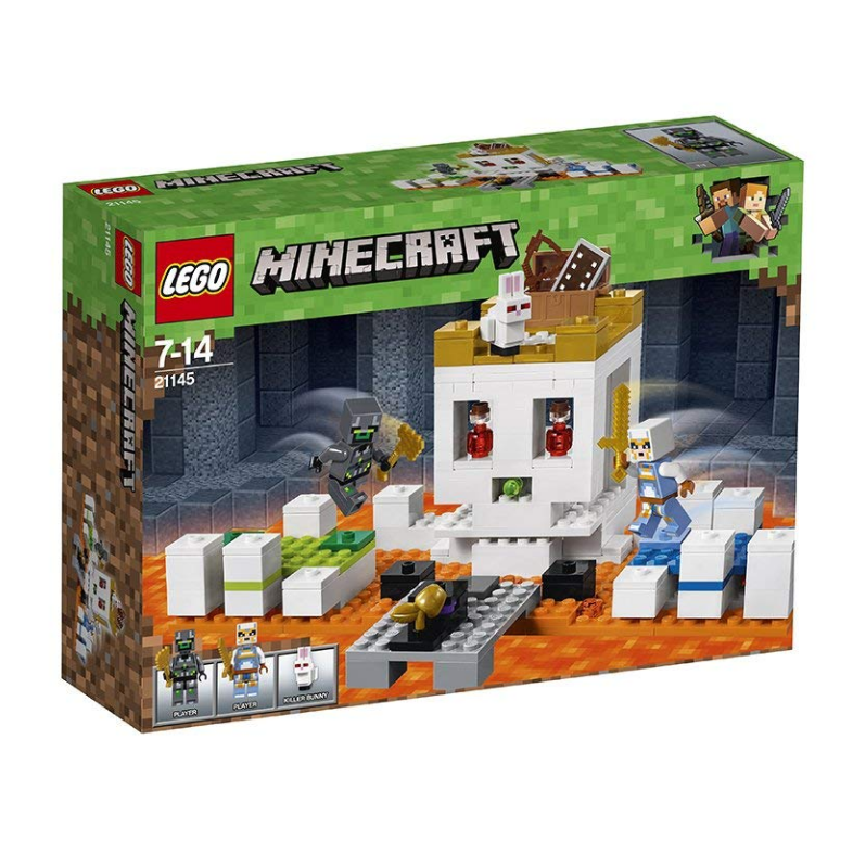 乐高新品minecraft我的世界骷髅头竞技场21145