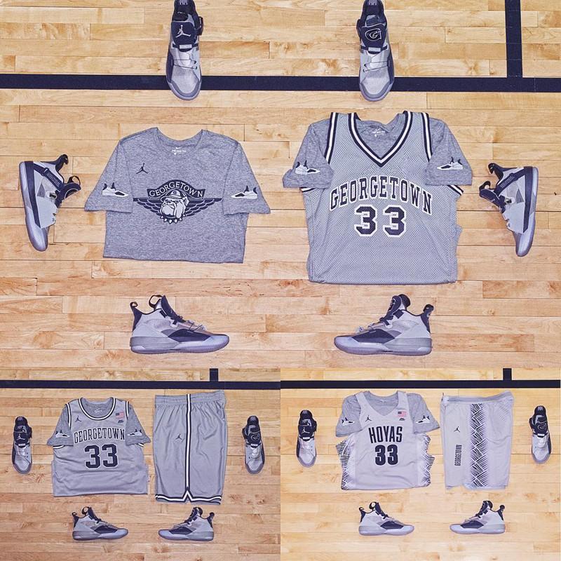 Jordan Brand,Air Jordan 33,Geo 来自首府的劲旅!Air Jordan 33 乔治城大学 PE 与队服曝光 Jordan Brand,Air Jordan 33,Geo 来自首府的劲旅!Air Jordan 33 乔治城大学 PE 与队服曝光
