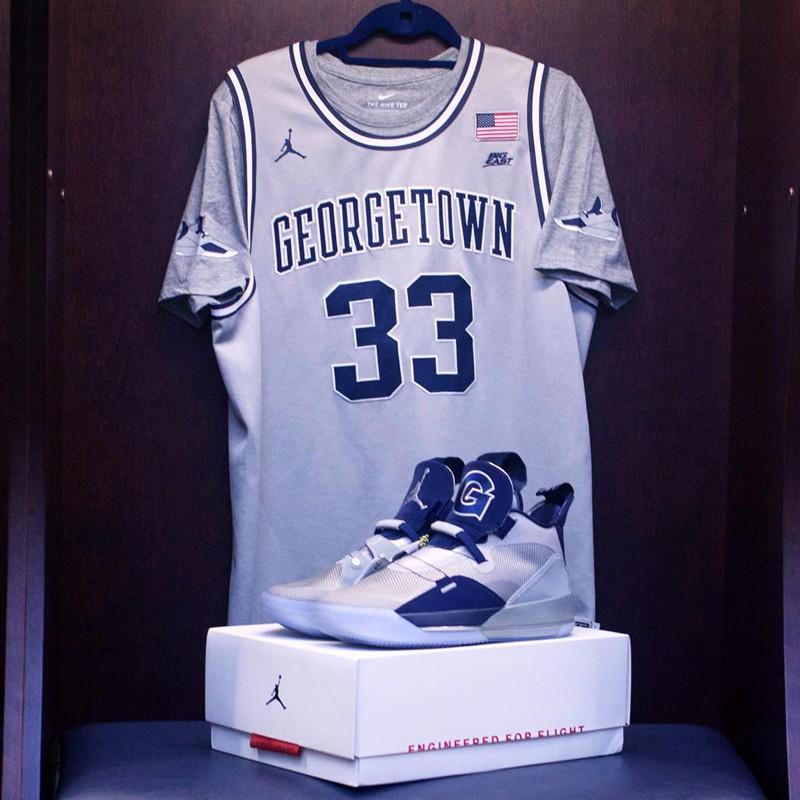 Jordan Brand,Air Jordan 33,Geo 来自首府的劲旅!Air Jordan 33 乔治城大学 PE 与队服曝光 Jordan Brand,Air Jordan 33,Geo 来自首府的劲旅!Air Jordan 33 乔治城大学 PE 与队服曝光