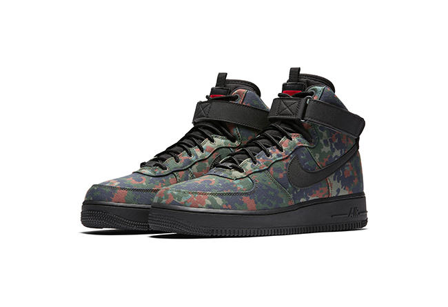 Air Force 1,AF1,Nke  全新军事风造型！德军迷彩配色 Air Force 1 Hi 曝光