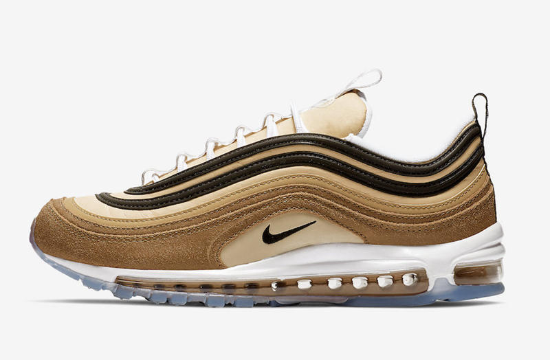 Nike,Air Max 97,发售,921826-201  鞋底印有条形码！这款奢华的 Air Max 97 灵感竟然来自快递箱