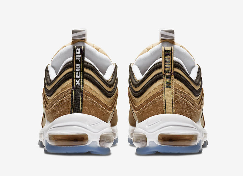 Nike,Air Max 97,发售,921826-201  鞋底印有条形码！这款奢华的 Air Max 97 灵感竟然来自快递箱