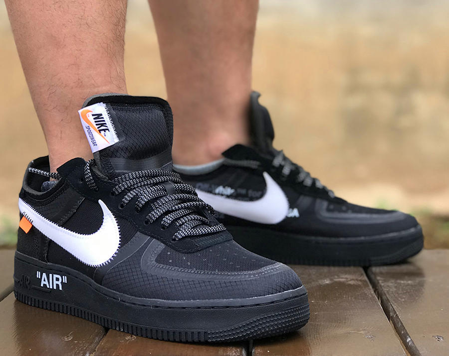 Nike,Off-White,Air Force 1 提前上脚展示!黑白配色 Off-White x Air Force 1 下月发售! Nike,Off-White,Air Force 1 提前上脚展示!黑白配色 Off-White x Air Force 1 下月发售!