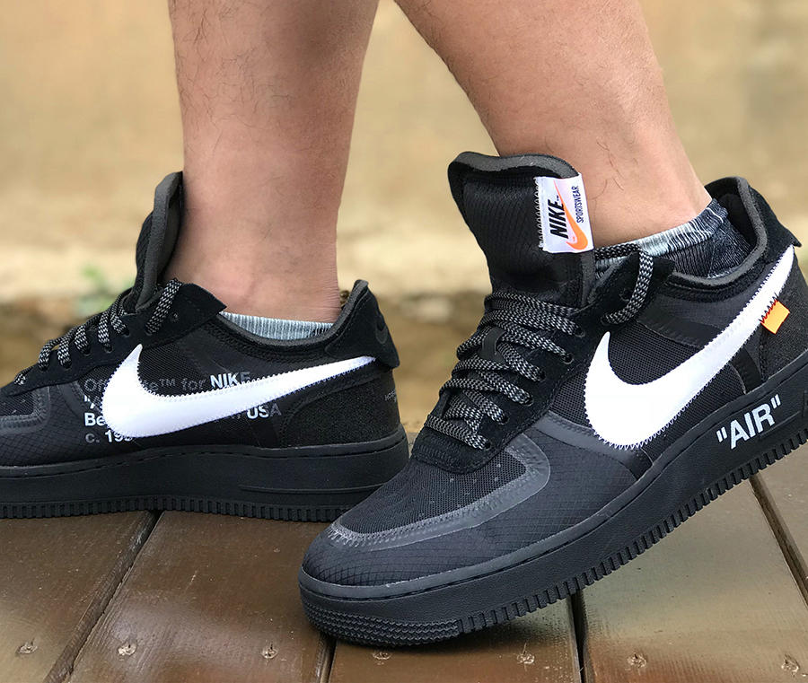 Nike,Off-White,Air Force 1 提前上脚展示!黑白配色 Off-White x Air Force 1 下月发售! Nike,Off-White,Air Force 1 提前上脚展示!黑白配色 Off-White x Air Force 1 下月发售!