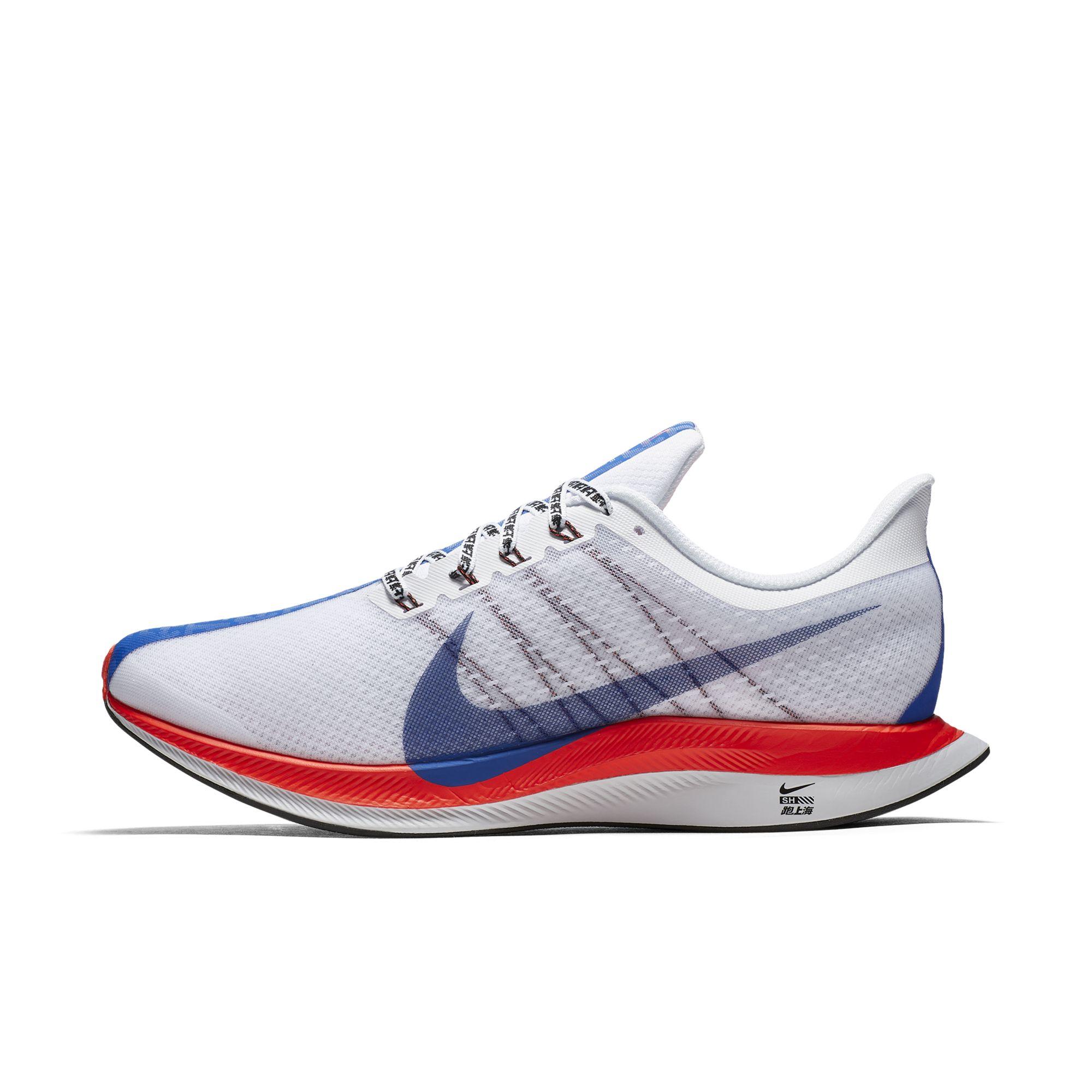 BQ6895-100,Pegasus 35,Pegasus BQ6895-100 辨识度极高的红蓝鸳鸯！上海限定 Nike Pegasus 35 Turbo 刚刚发售