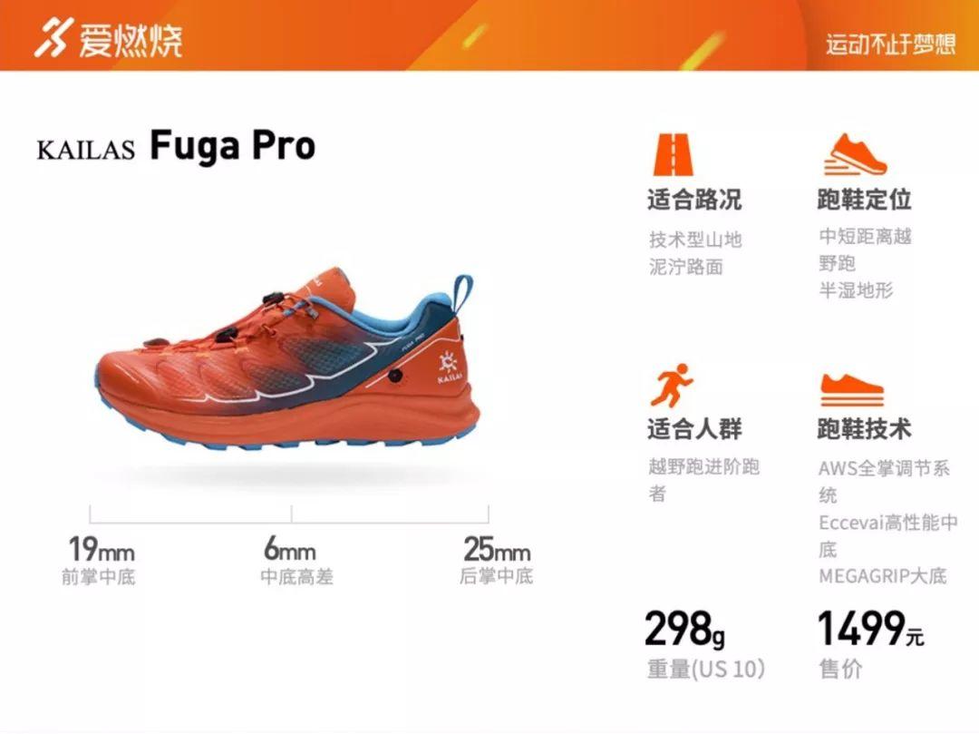 中国专业户外品牌KAILAS凯乐石推出全新超现实霓虹配色FUGA DU款越野跑山鞋。 - 华丽通