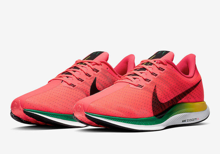 轨道红/米白/光学黄/黑色Nike Zoom Pegasus 35 Turbo