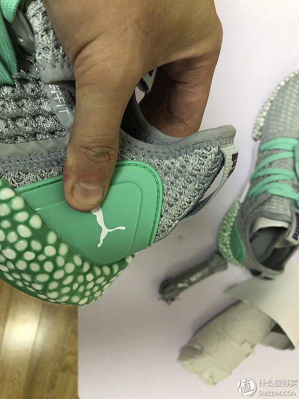 Nike有涡轮增压,Puma有混合动力—PUMA 彪马 Hybrid Rocket Netfit 跑鞋开箱评测