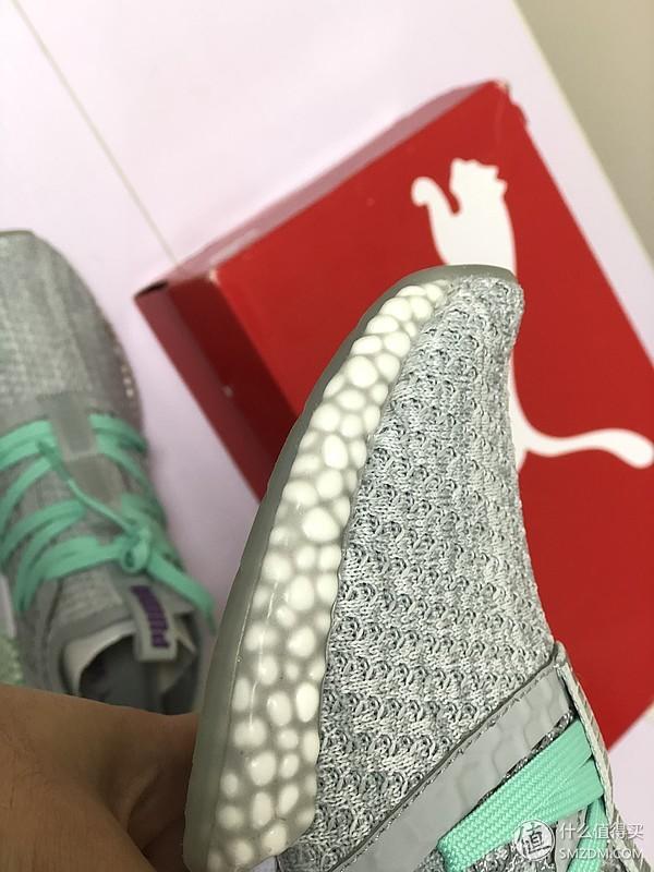 Nike有涡轮增压,Puma有混合动力—PUMA 彪马 Hybrid Rocket Netfit 跑鞋开箱评测